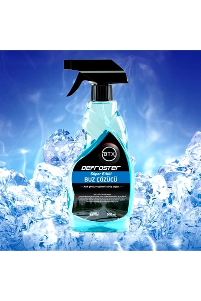 Betax Buz Çözücü Sprey 500ml X 4 Adet Cam Buz Çözücü ve Buzlanma Önleyici - 3