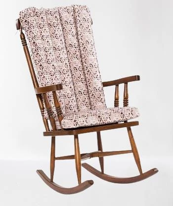 Sandalye Zus 299 Model 90475 Sallanan Ahşap Retro Ayak Kutuda Sevk El Yapım - 5