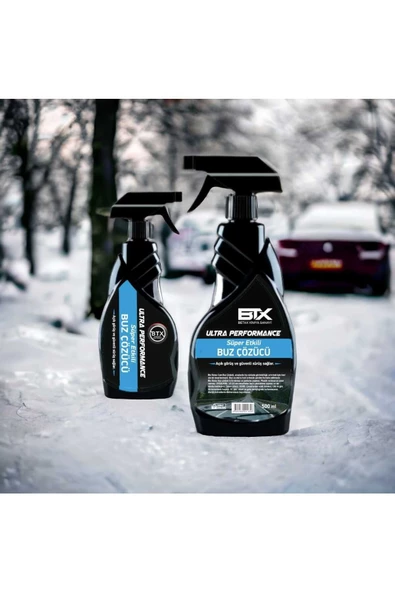 Betax 5'li Kışlık Araç Bakım Seti Cam Suyu 1lt & U.p. Blue Buz Çözücü & Buğu Önleyici Sprey 500 ml - 2