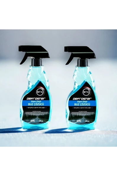 Betax Buz Çözücü Defroster Sprey 500 ml 2 Adet Buz Kazıyıcı Hediyeli - 3