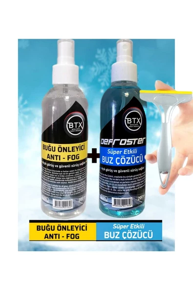 Betax Buz Çözücü & Buğu Önleyici Sprey 200 ml - Mini Çekçek Hediyeli