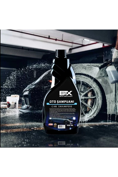 Betax Cilalı Oto Yıkama Şampuanı 500 ml - 3