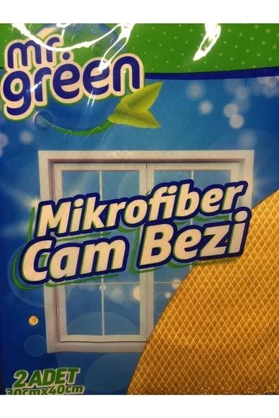 Mr Green Mr.green Mikrofiber Cam Bezi 30x40 Cm 2 Adet - 3