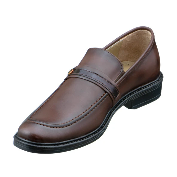 Kahverengi Dikiş Detaylı Klasik Erkek Ayakkabı - 4