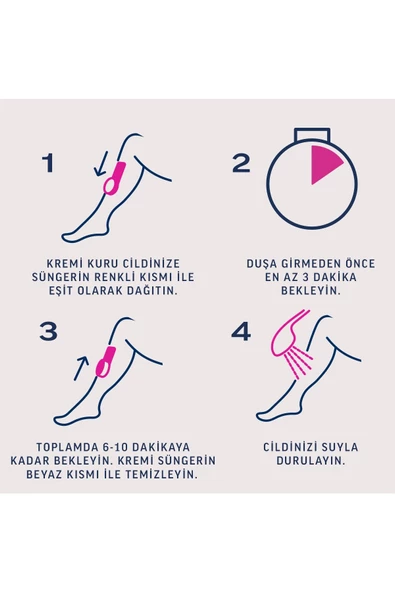 Veet Pure Duşta Tüy Dökücü Krem Hassas Ciltler 150 ml - 6