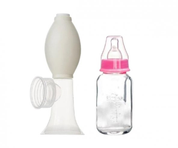 Bambino Cam Biberonlu Tirle Pembe 125 Ml