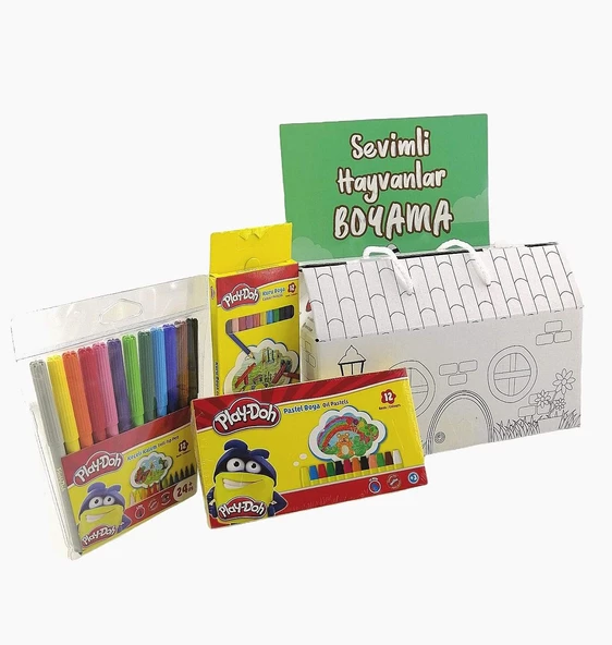 Play-Doh Boyama Evi Seti 52 Parça