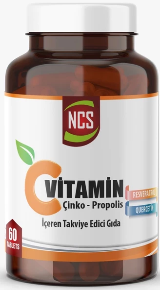 Ncs Vitamin C Çinko Propolis 60 Tablet Vitamin D Quercetin Resveratrol - 1