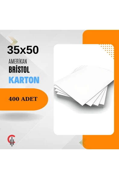 Amerikan Bristol Karton 35x50 230 gr - 400 Adet