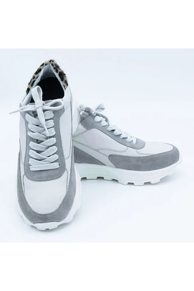+7,5 cm Boy Uzatan Gizli Topuklu Kadın Spor Ayakkabı Çok Renkli Sneaker - 3