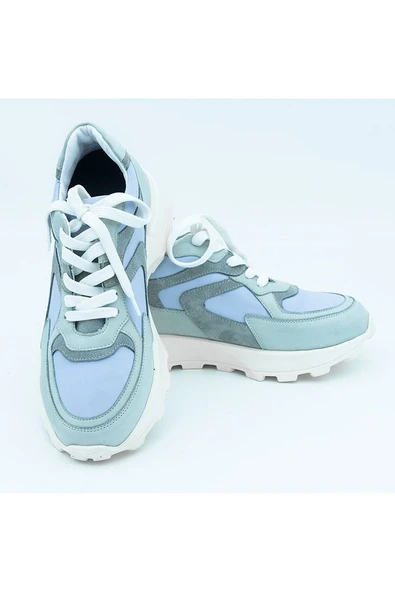 +7,5 cm Boy Uzatan Gizli Topuklu Kadın Spor Ayakkabı Çok Renkli Sneaker - 2