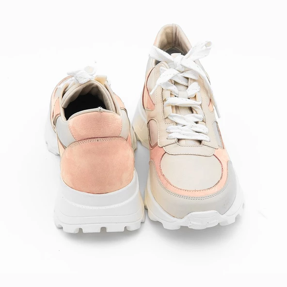 +7,5 cm Boy Uzatan Gizli Topuklu Kadın Spor Ayakkabı Çok Renkli Sneaker - 3