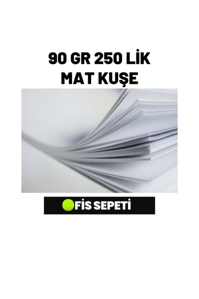 A4 Mat Kuşe 90 gr 250 Adet