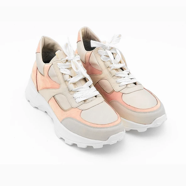 +7,5 cm Boy Uzatan Gizli Topuklu Kadın Spor Ayakkabı Çok Renkli Sneaker - 2