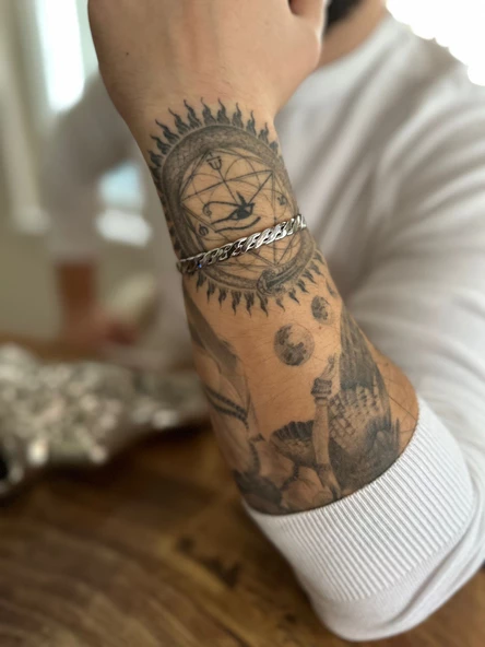 316L İtalyan Kararmaz Çelik Erkek Bileklik ürün görseli 1