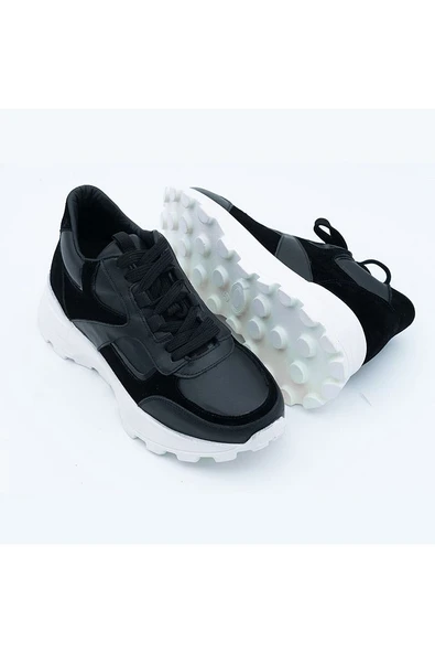 +7,5 cm Boy Uzatan Gizli Topuklu Kadın Spor Ayakkabı Çok Renkli Sneaker - 1