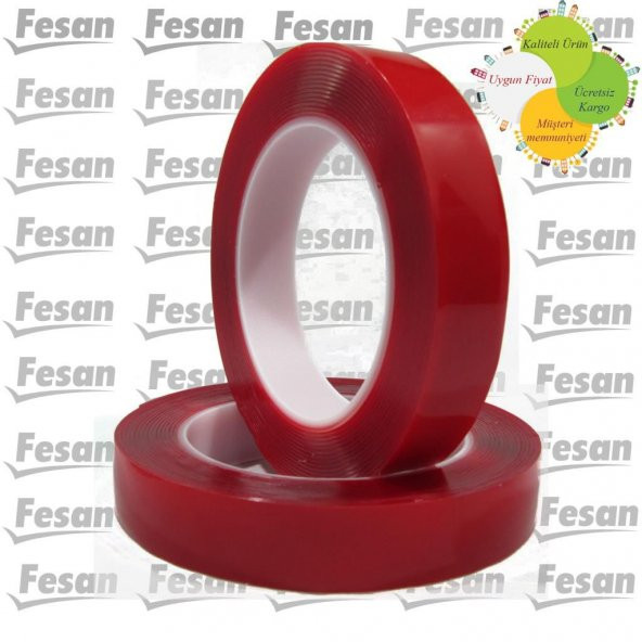 ÇİFT TARAFLI BANT 20MM 5 METRE ŞEFFAF