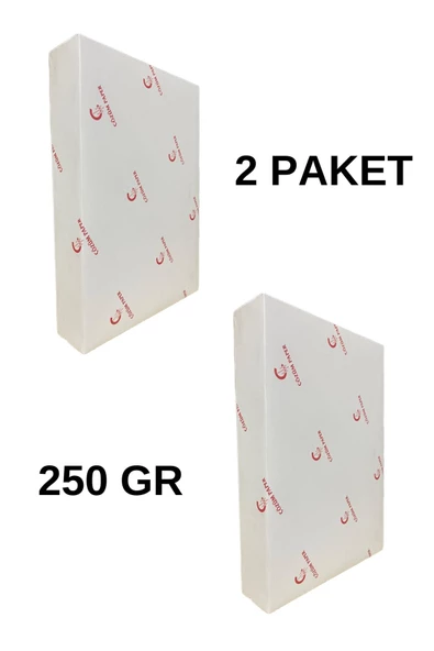 Çözüm Kağıt Gramajlı Fotokopi Kağıdı A4 250 Gr 2 Paket 250 Yaprak