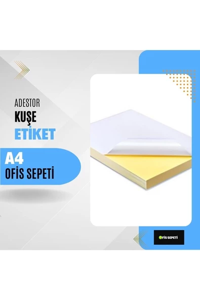 Adestor A4 Kuşe Etiket 200'lü