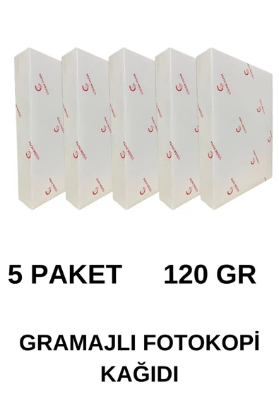 Çözüm Kağıt Gramajlı Fotokopi Kağıdı A4 120 Gr 5 Paket 1250 Yaprak