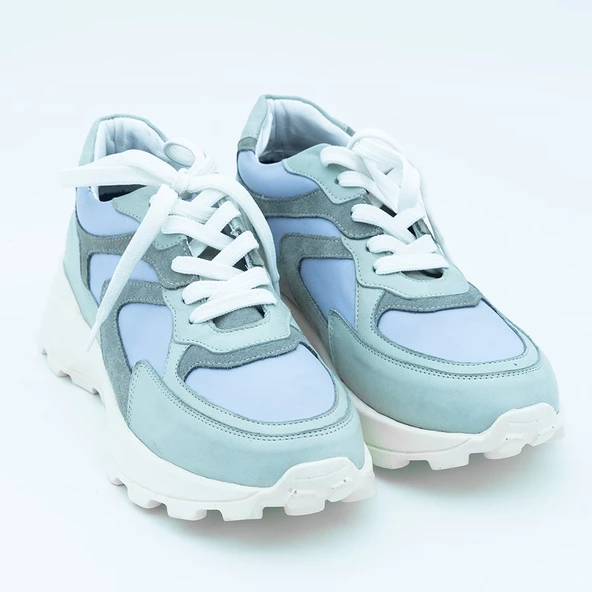 +7,5 cm Boy Uzatan Gizli Topuklu Kadın Spor Ayakkabı Çok Renkli Sneaker - 10
