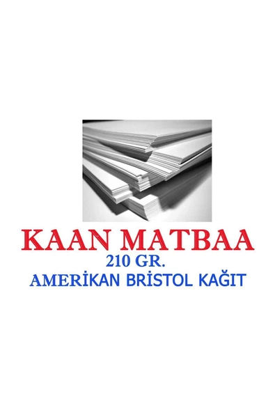 Amerikan Bristol Kağıt A4 210 Gr - 200 Adet