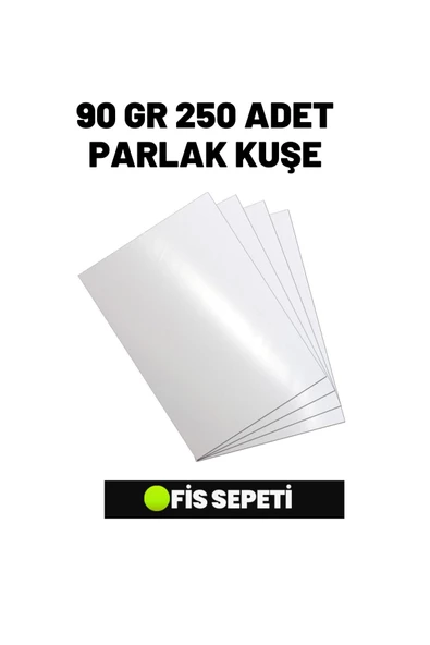 A4 Parlak Kuşe 90 Gr 250 Adet ürün görseli 1