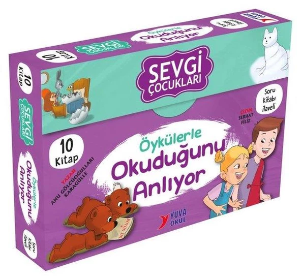 Sevgi Çocukları Öykülerle Okuduğunu Anlıyor Seti (10 Kitap) ürün görseli 1