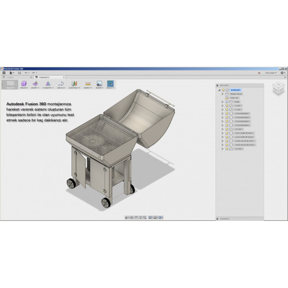 Autodesk Fusion 360 2016 Eğitim Seti - 6