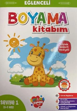 Eğlenceli Boyama Kitabım - Yeşil Kitap Seviye 1 2-3 Yaş