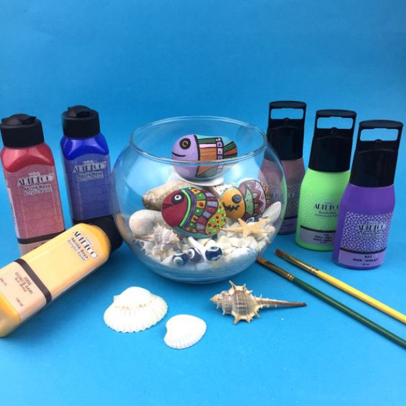 Artdeco Kese Kağıdı Renk Akrilik Boya 140ml - Resim 3