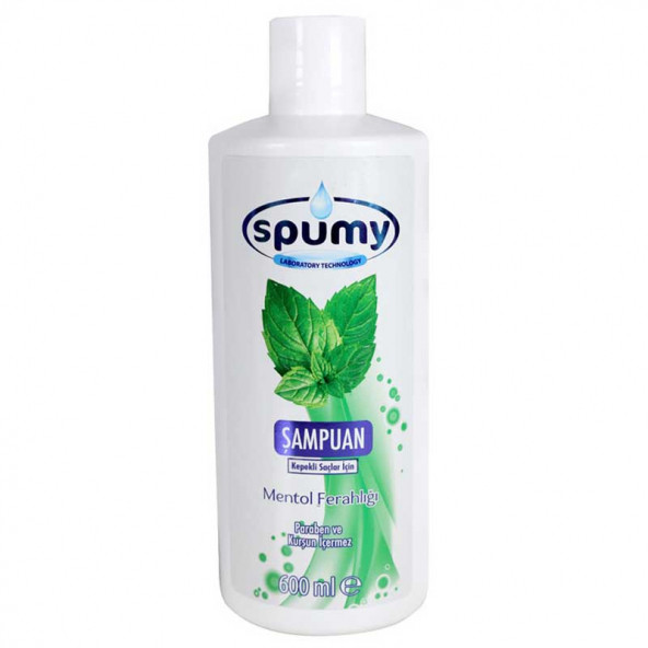 Spumy Mentol Ferahlığı Kepekli Saçlara Özel Şampuan 600 ml