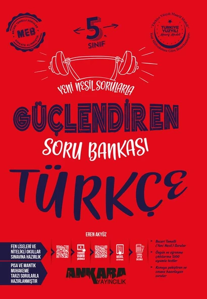 5. Sınıf Türkçe Soru Bankası Güçlendiren (iadesiz) - 1