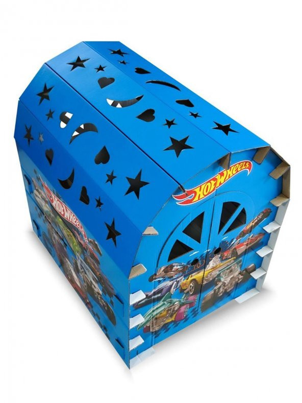 HOTWHEELS KARTON OYUN EVİ BÜYÜK 16 PARÇA - 2