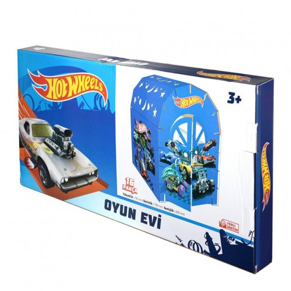 HOTWHEELS KARTON OYUN EVİ BÜYÜK 16 PARÇA - 3