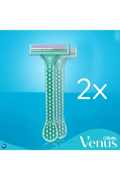 Gillette Venüs Simply 2 Kadın Tıraş Bıçağı 2'li - Resim 3
