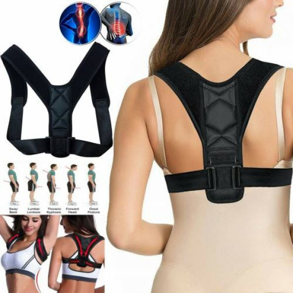 Medikal Korse Duruş Bozukluğu İçin Korse Sırt Düzleştirici Korse - Resim 2