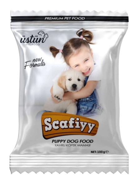 SCAFİYY YAVRU KÖPEK MAMASI 100 GRAM (12 ADET)