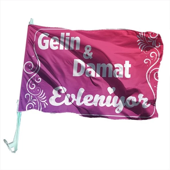 Gelin & Damat Evleniyor 30x45 cm - 30 adet