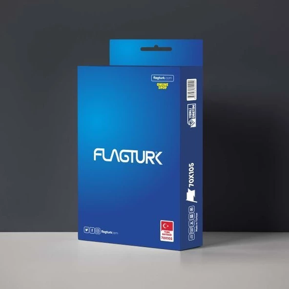 Türk bayrağı 70x105 cm- Alpaka Kumaş - 5 adet - Resim 4