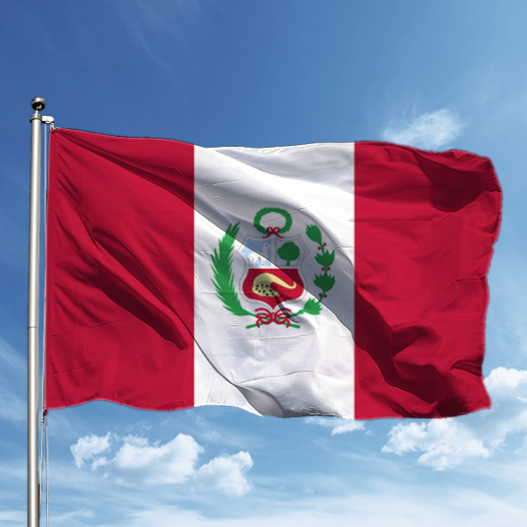 Peru Bayrağı 150*225 cm