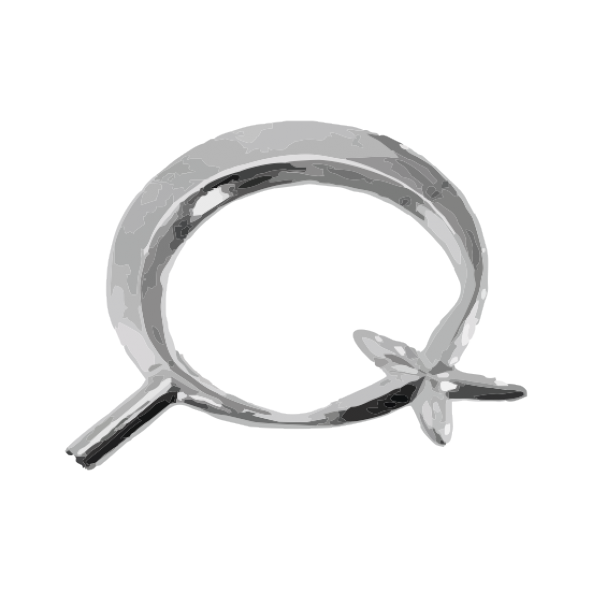 Türk Makam Bayrağı Simli + Telalı + Krom Direk - Resim 3