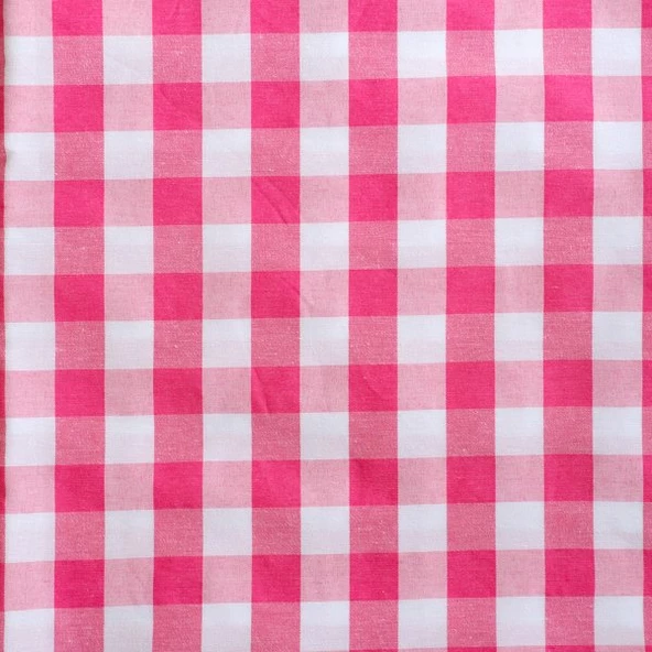 Pötikare Masa Örtüsü Açık Pembe-Beyaz (160x160 cm) - 2