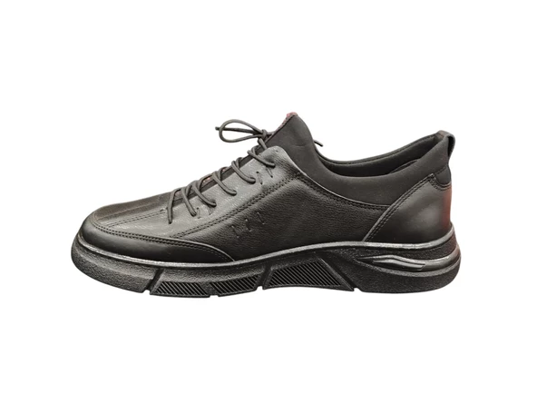 Birkan İç Dış Hakiki Deri Ortopedik Kaydırmaz Kauçuk Taban Günlük Erkek Casual Ayakkabı - 2