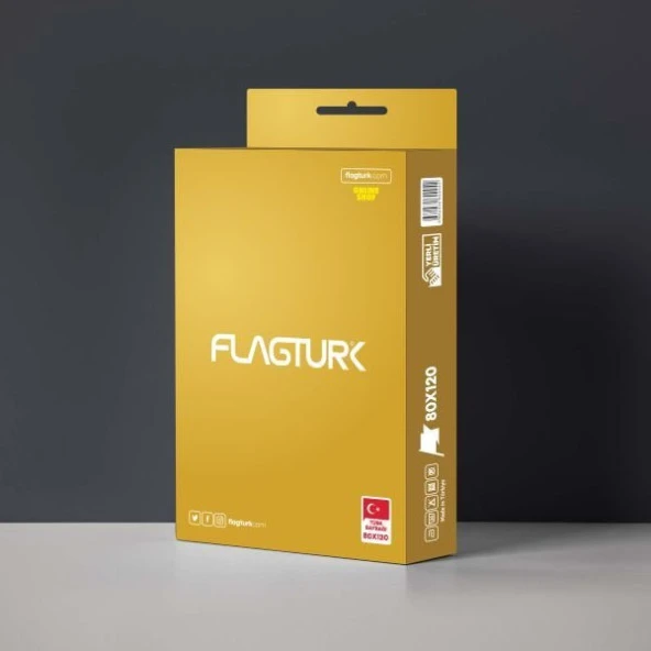 Türk bayrağı 80x120 cm- Alpaka Kumaş - 56 adet - Resim 4