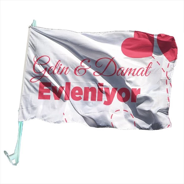 Gelin & Damat Evleniyor 30x45 cm - 30 adet