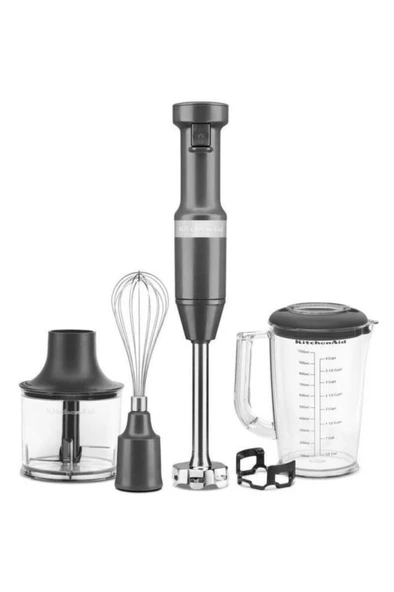 KitchenAid 5KHBV83EDG 180 W El Blenderı Seti Gri