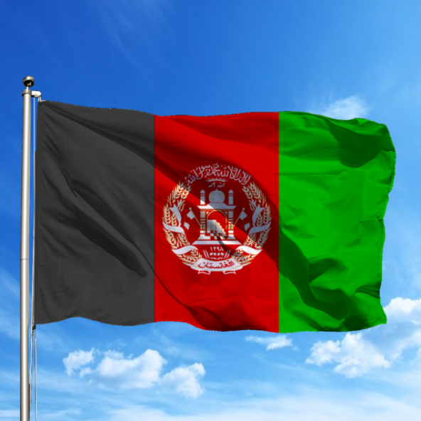 Afganistan Ülke Bayrağı 50*75 ürün görseli