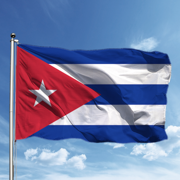 Küba Bayrağı 100*150
