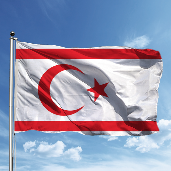 Kuzey Kıbrıs Türk Cumhuriyeti bayrağı Bayrağı 100*150
